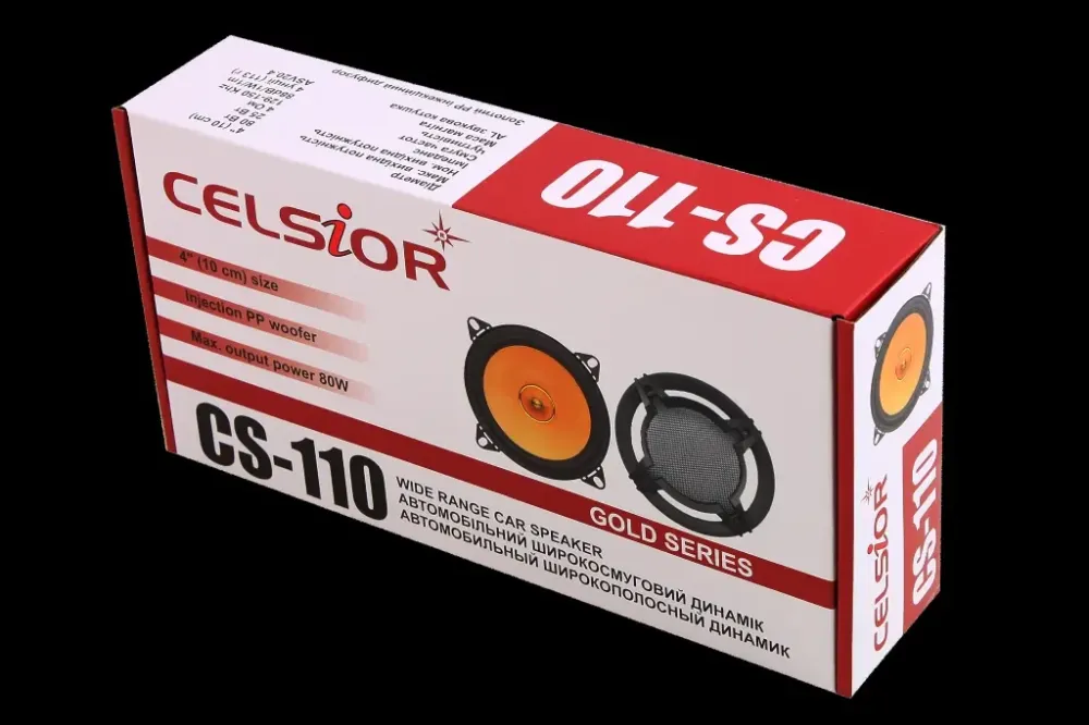 Автоколонки 4» 80 Вт широкосмугові “Celsior” Gold Вінниця - фото 4