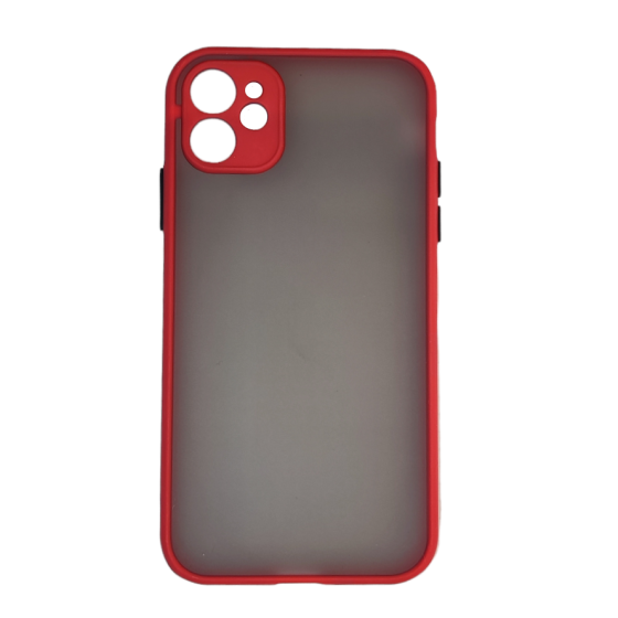 Чехол Funda Bumper Mat Case for iPhone 11 Red Киев