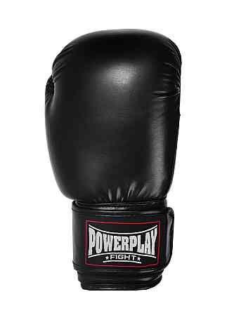 Боксерські рукавиці PowerPlay 3004 Classic Чорні 12 унцій Кам'янське