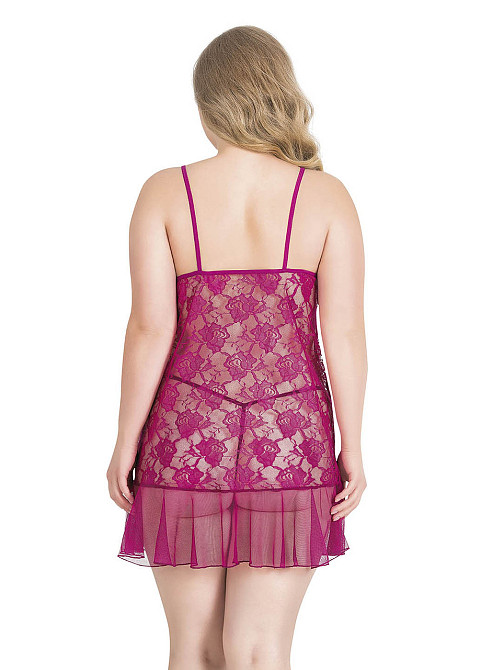 Сорочка нічна з мережева PR 3028-1 2XL Київ - фото 2