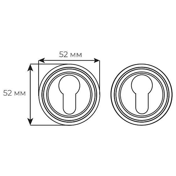 Накладка кл Fimet 261 F20 мат нікель Київ