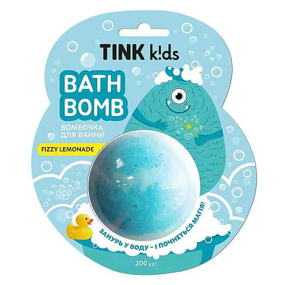 Бомбочка для ванни Fizzy Lemonade Tink kids 200 г Київ