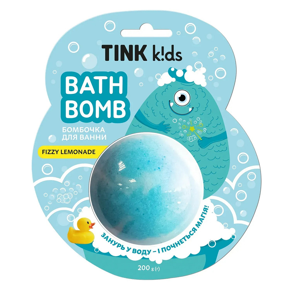 Бомбочка для ванни Fizzy Lemonade Tink kids 200 г Київ - фото 4