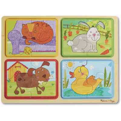 Пазл Melissa&amp;Doug дерев'яні у футлярі "Грайливі друзі" (MD31364) Вінниця