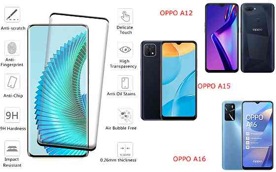Защитное стекло HyperGlass Pro для OPPO A12, OPPO A15, OPPO A16 – максимальная чувствительность и защита Киев
