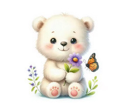 Термонаклейка для одежды для ребенка Мишка Киев - изображение 1