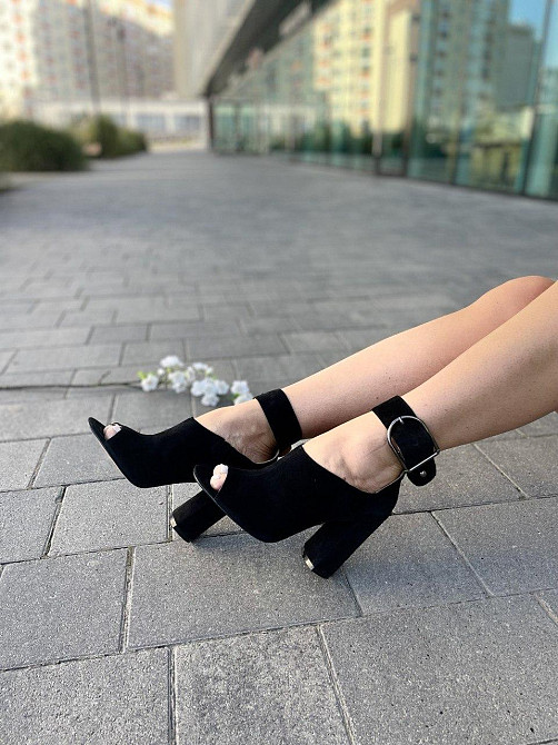 SANTINI Босоніжки жіночі SANTINI 259319-21 чорні (літо, замша натуральна) (3547) Коломыя - изображение 7