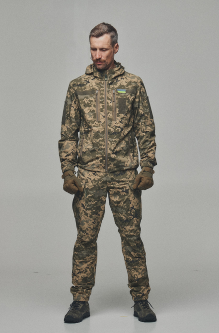 Армейская мужская демисезонная форма пиксель,водонепроницаемый тактический тактический усиленный костюм пиксел Львов - изображение 7
