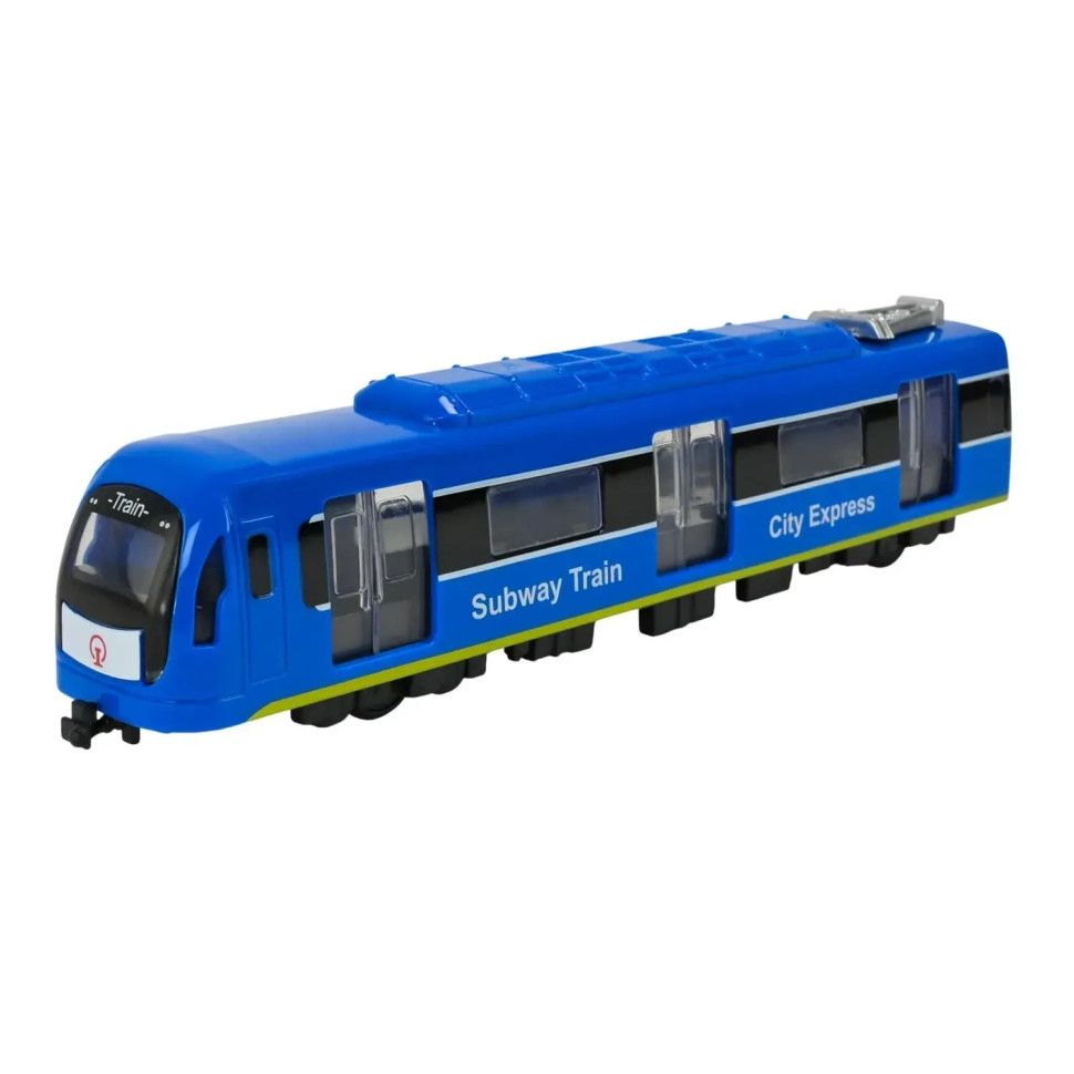 Дитячий ігровий потяг 731-27K(Blue) блакитний, світиться, 23х4х5 см Вінниця - фото 1
