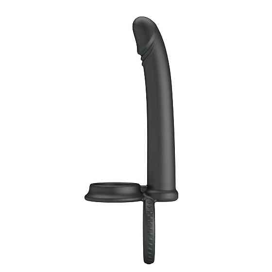 Силиконовая насадка на член для двойного проникновения Moses waterproof Sex Aura Киев
