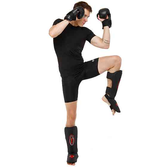 Защита голени и стопы для единоборств FISTRAGE VL-4152 размер S-XL цвета в ассорт. Защита для боевых искусств Киев