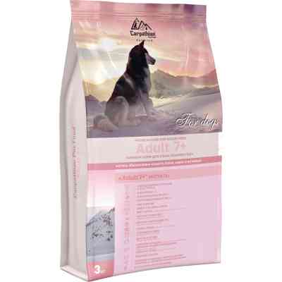 Сухий корм для собак Carpathian Pet Food Adult 7+ 3 кг (4820111140886) Вінниця