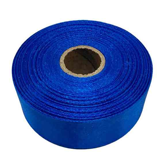 Атласная лента для рукоделия АБ-515, 5 см x 23 м, Электрик Винница