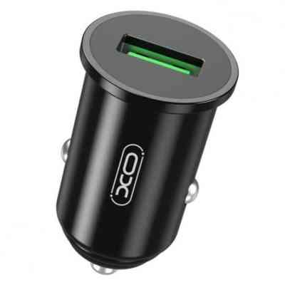 Зарядное устройство XO TZ12 QC3.0 (1USB/18W) + USB - Type-C Black (XO-TZ12-BK) Винница