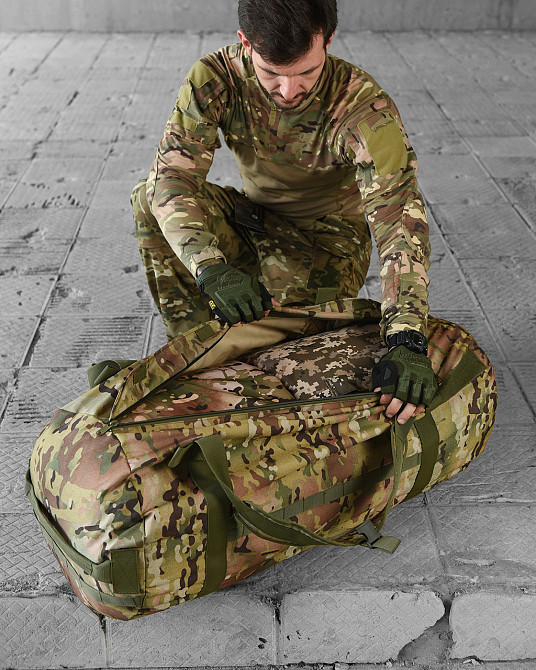 Сумка баул ВСУ для вещей транспортная индивидуальная 90 л. мультикам Одесса - изображение 4
