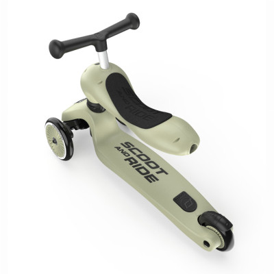 Самокат Scoot&amp;Ride Highwaykick-1 1-5 років оливковий (SR-160629-OLIVE) Вінниця - фото 4