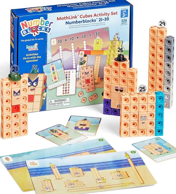 Учимся считать MathLink Cubes 21–30  hand2mind  Numberblocks 21-30 Харьков - изображение 8