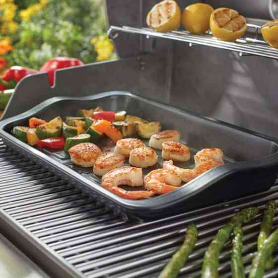 Плита, планча керамічна для готування 5.5х25.5х42.5см Weber 17885 Код: 007553 Рівне