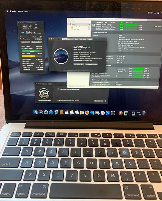 Ноутбук: MacBook Pro 13.3 , 8/128Gb. (A1502) 2015 Київ - фото 3