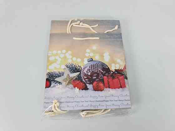 Пакеты бумажные подарочные , новогодние Квадрат 23*24*10- 18 (12 шт) Харьков