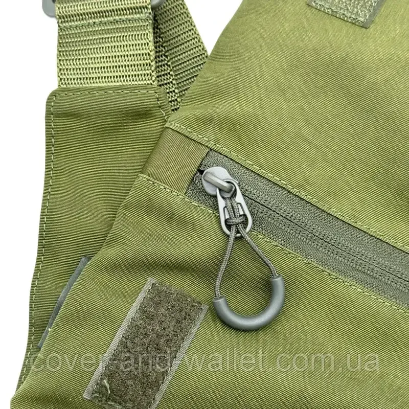 Тактическая сумка через плечо для скрытого ношения пистолета цвет олива 902781 Киев - изображение 6