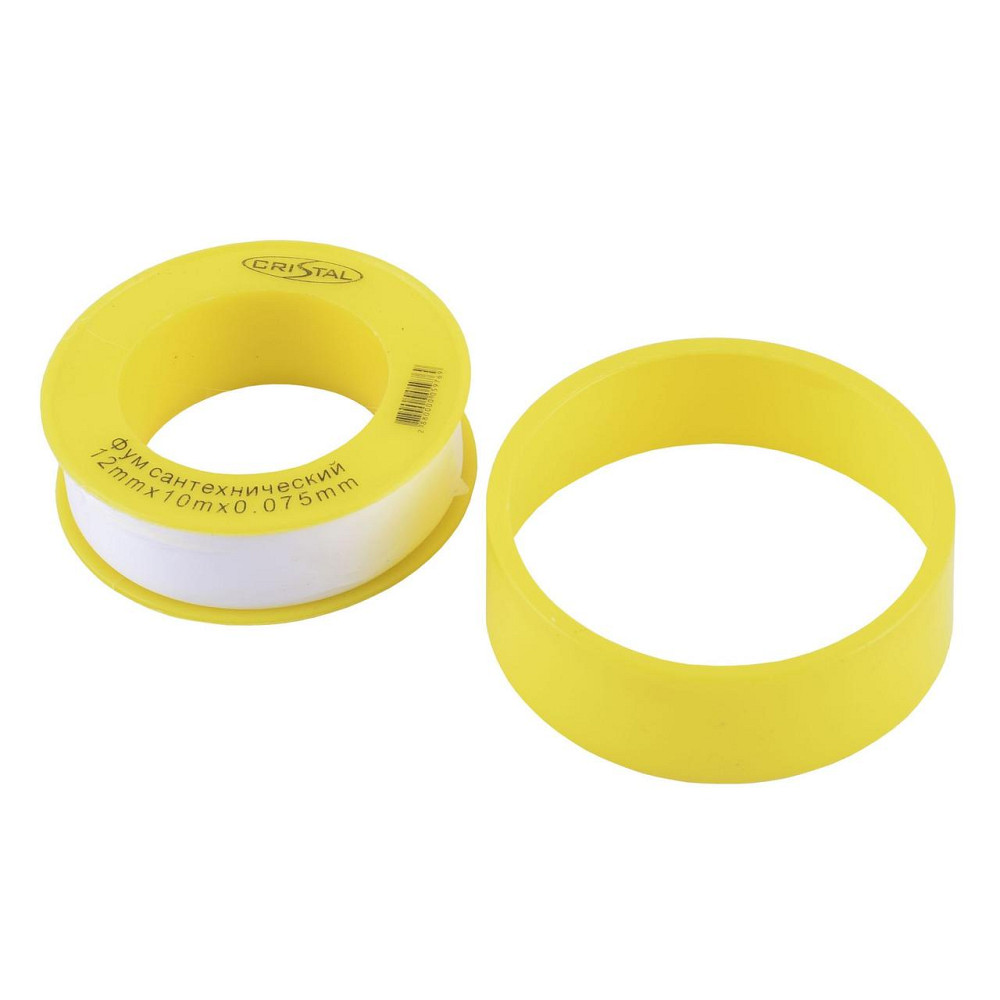 Фум стрічка тефлонова S-1202 (12*10*0,08) 50 мм CRISTAL (000005976) Київ - фото 2