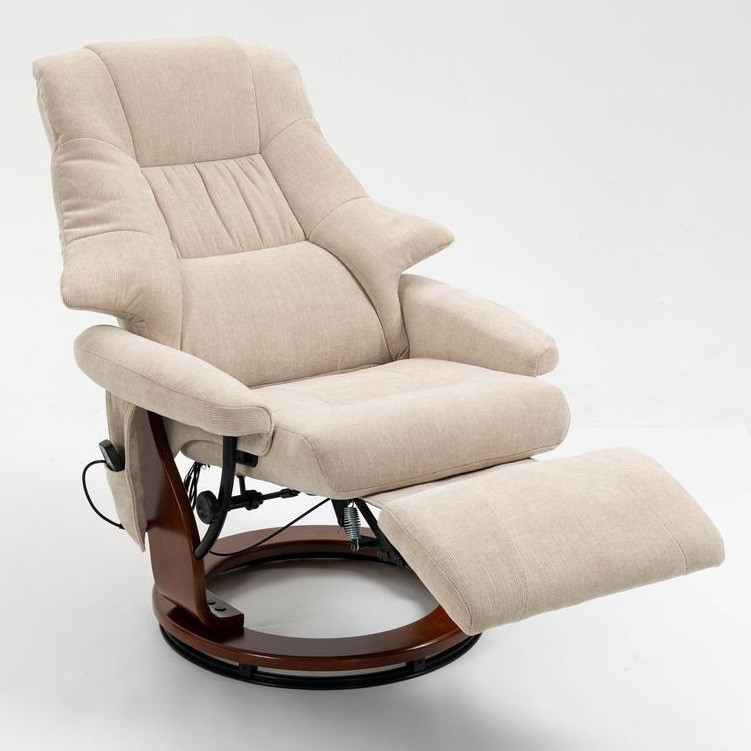 Крісло для відпочинку Avko Style ARMH 001 Beige з масажем, підігрівом і підставкою для ніг Київ - фото 3