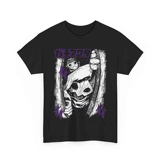 Футболка з аніме принтом Танкобон Хоррор Манга Аніме оверсайз (S/M/L) Чорний AnimeJ0342 Дніпро