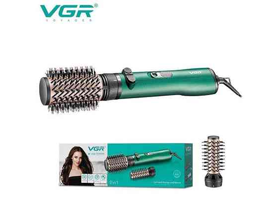 Фен 1200Вт стайлер для укладання та завивки волосся V-498 GREEN 2 в 1, Professional, 1000-1200 Вт ТМ VGR Київ