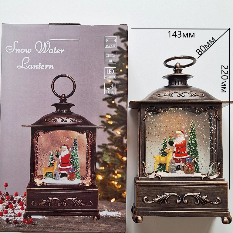 XMAS Новорічний нічник Ліхтар WDL-2113/ 0134 (12) Одеса - фото 1