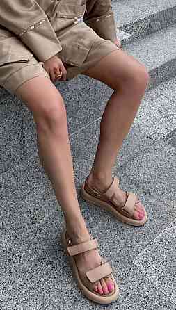 RONE Босоніжки жіночі RONE R-16 капучіно (літо, шкіра натуральна) (5149) Коломия