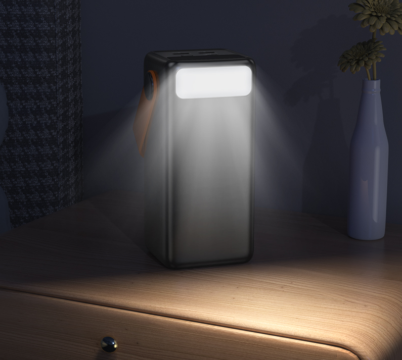 Павербанк 50000 mAh BOROFONE BJ66A Magnifico 22.5W+PD20W быстрая зарядка черный power bank повербанк Одесса - изображение 18