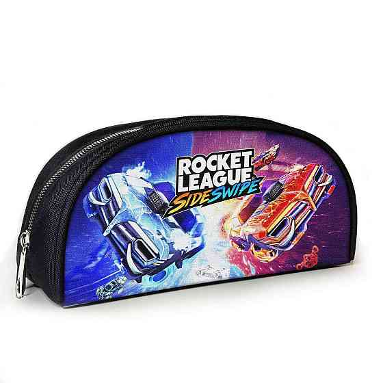 Пенал шкільний з принтом Rocket League 23х10х8 см з принтом для хлопчика (3845) Київ