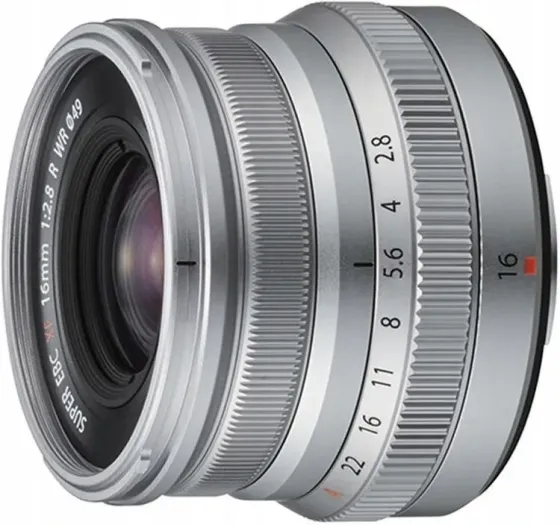 Объектив FujiFilm Fujinon XF 16 mm f/2.8 R WR Srebrny Киев