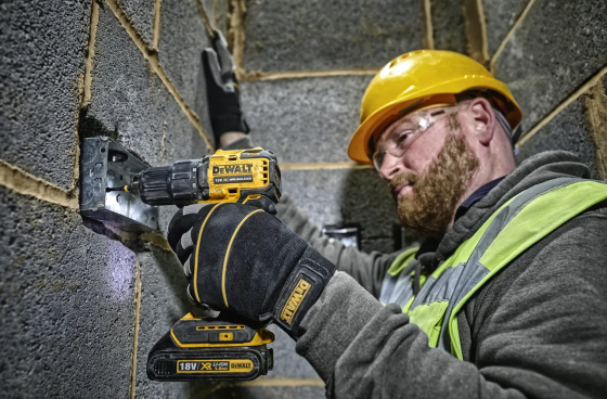Професійний дриль-шурупокрут акумуляторний безщітковий DeWALT DCD708N : без АКБ, 65Нм (DCD708N) Київ