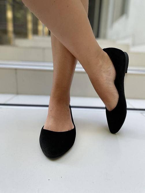 SEE SEVEN Балетки жіночі SEE SEVEN 17 чорні (весна-осінь, замша натуральна) (3840) лише 37р.38р Коломыя - изображение 8