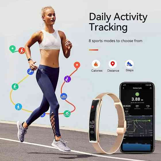 Женские умные часы Smart Lady Fit Золотистый Киев
