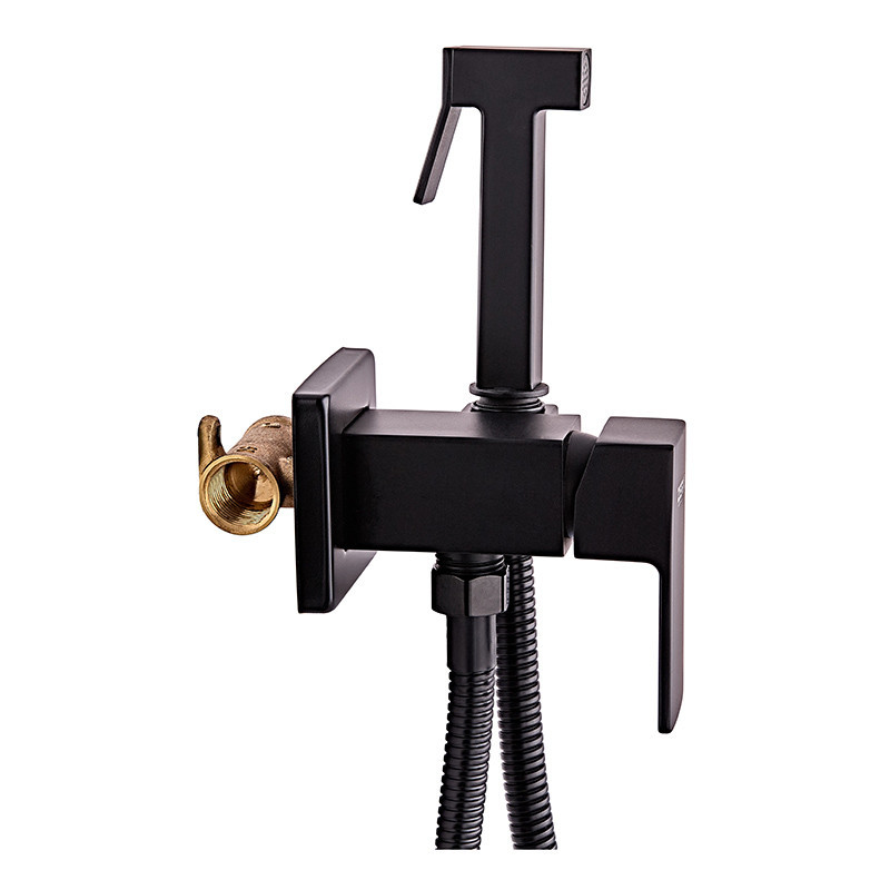 Смеситель для гигиенического душа Zerix LEB9-123 черный с лейкой – стильный и удобный ZX5572 Харьков - изображение 5