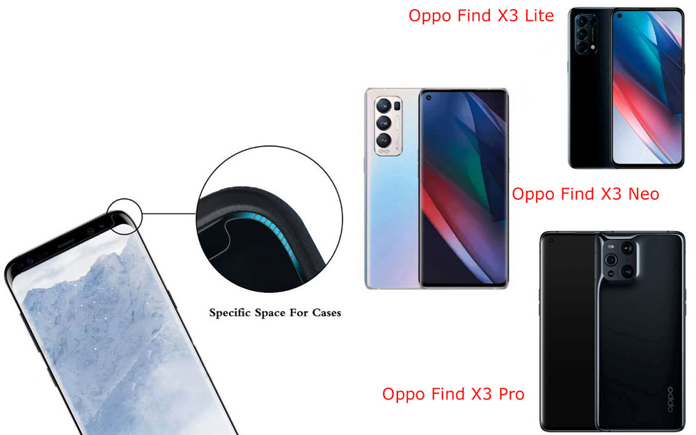 Захисне скло HyperGlass Pro для Oppo Find X3 Lite, Find X3 Neo, Find X3 Pro – максимальна чутливість та захист Київ - фото 3