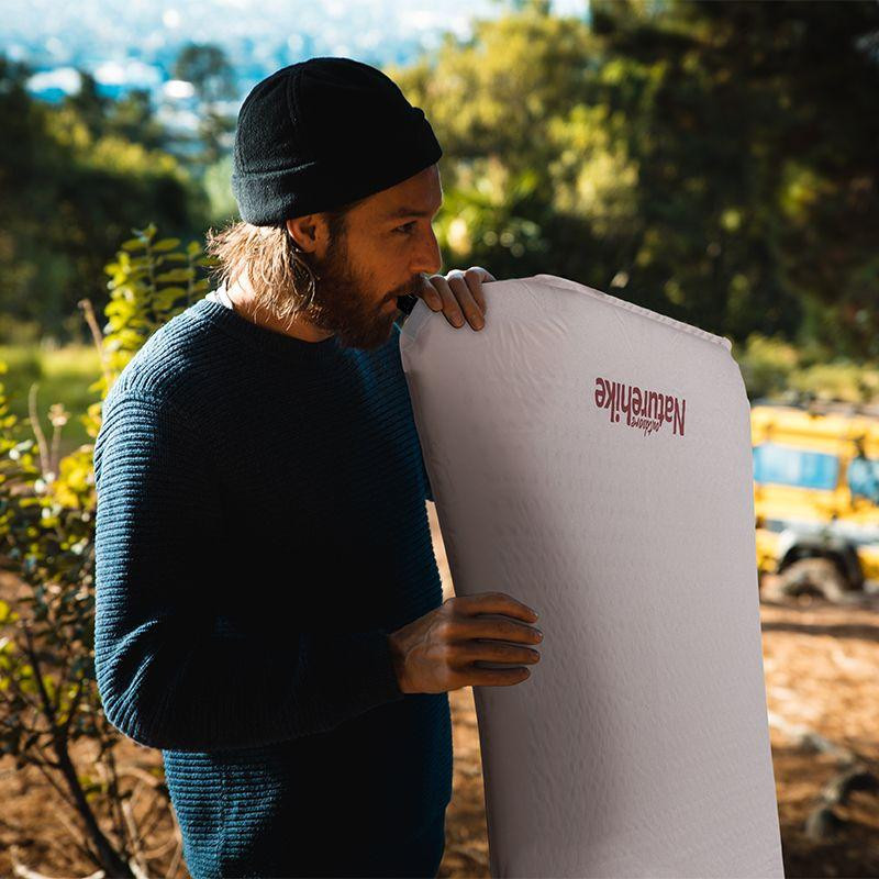 Самонадувний матрац одномісний Naturehike NH20DZ002, 30 мм, бежевий Киев - изображение 3