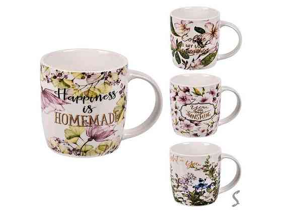 Чашка 380мл Flowers R101038-1 ТМ STENSON Київ