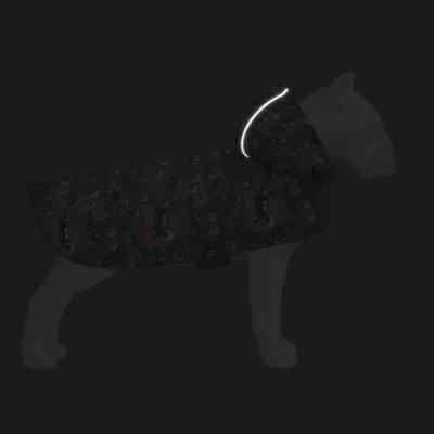 Дождевик для животных WAUDOG Clothes Накидка с капюшоном Зубастые монстры M (357-4048) Винница
