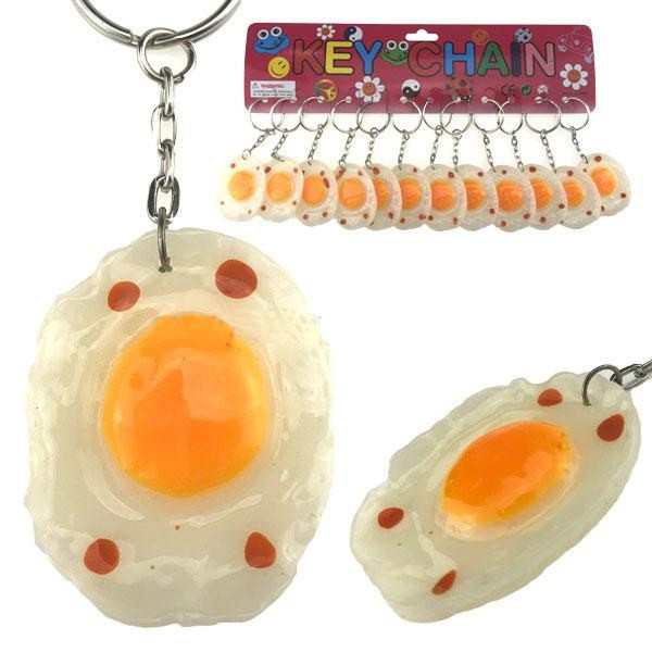 Брелок на ключи Яйцо жареное 12 шт Киев - изображение 1