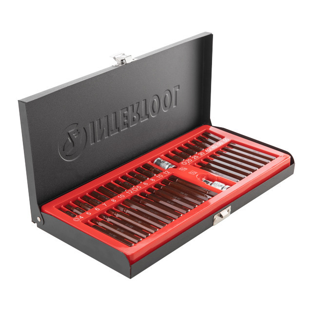 Набір зірок і шестигранників STORM, S2, 40 од. (TORX, HEX, SPLINE) INTERTOOL ET-8041 Київ - фото 18