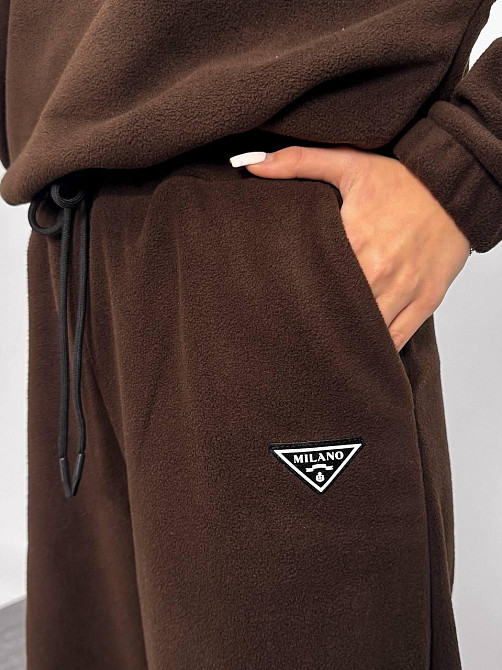 Женский теплый костюм, из флис полара L-XL, Шоколад Одесса - изображение 8