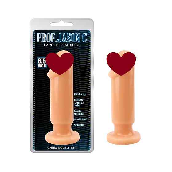 Великий анальний фалоімітатор Large Slim Dildo Sex Aura Київ