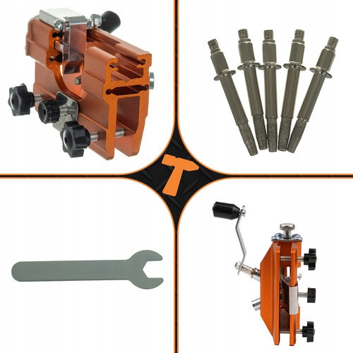 Ручной станок универсальный для заточки цепей + 5 лезвий Bigstren (26297) Нововолынск - изображение 7