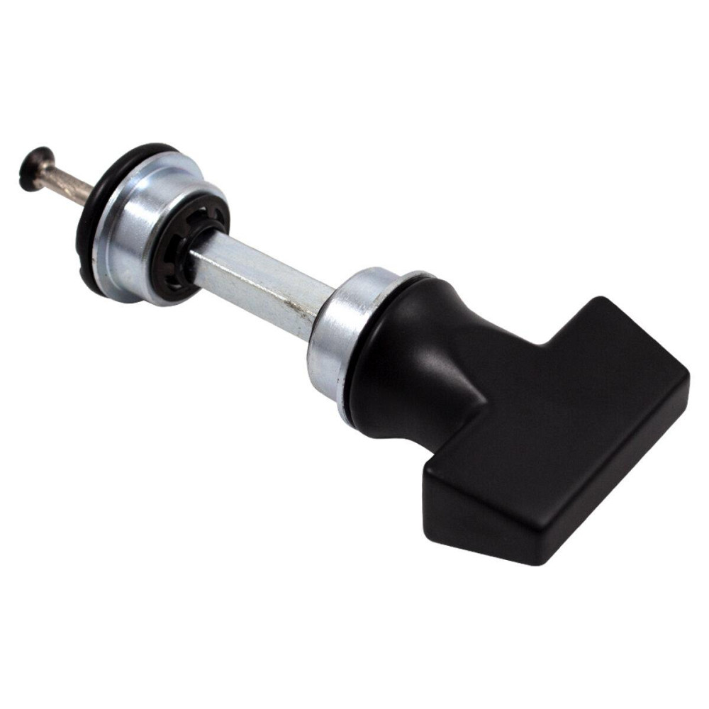 Дверна накладка під WC Nuda квадрат чорний матовий Київ - фото 1