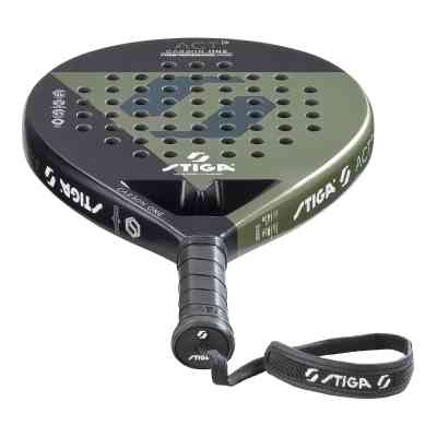 Ракетка для падел тенісу Stiga Racket ACT Black/Olive Green (2202-0919-01) (931518) Вінниця