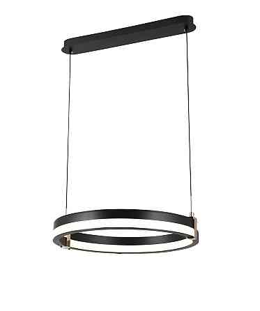 VALESO Підвісна LED-люстра G 2919/500D 108W Чорний+Золото Коломия